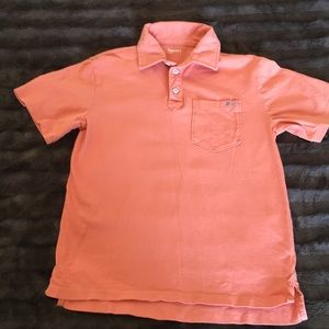 Gap kids faded orange polo shirt